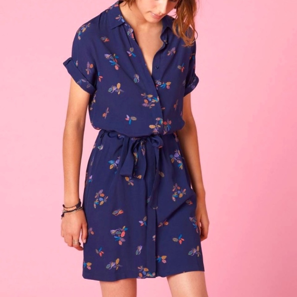 Sessun Jiova Mid-Length Shirt Dress